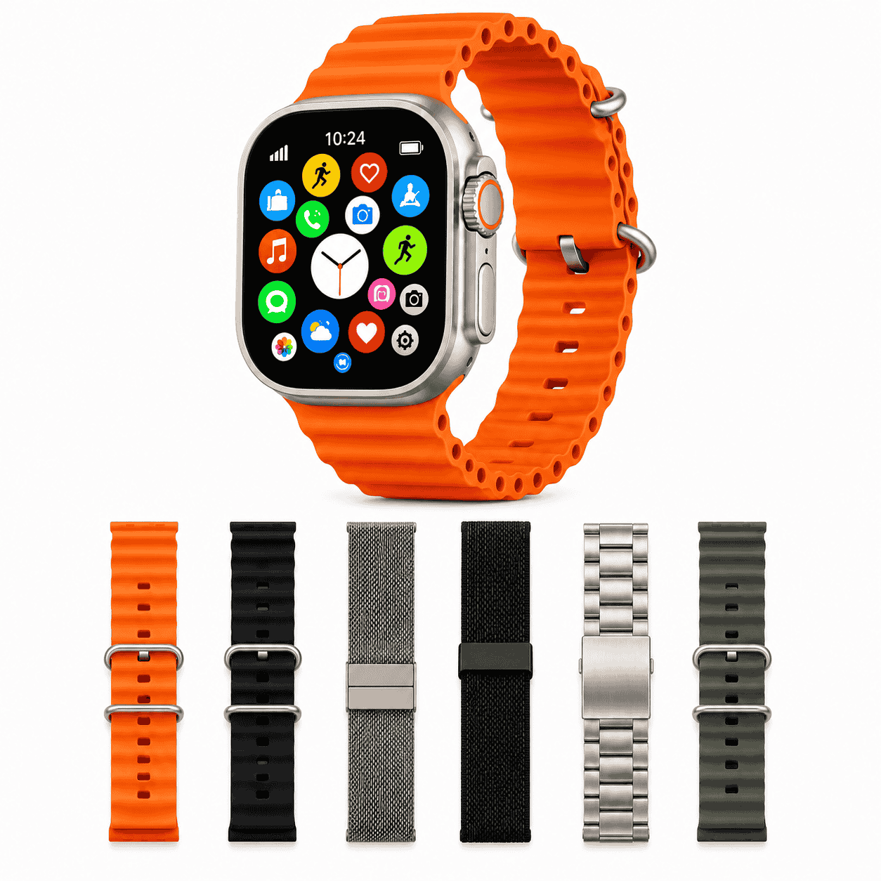 Ultra S9 Water Drop Screen Smart Watch – Bluetooth Calling, Sports Mode, Health Monitor
