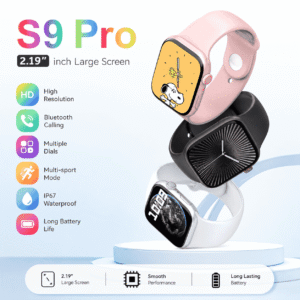 S9 Pro 2.19” Large Screen Smart Watch – Bluetooth Calling, IP67 Waterproof, Multi‑Sport