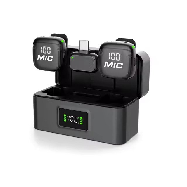 2.4G Wireless Microphone (Dual Mic) – Premium Sound, Plug & Play, Long Battery | 6 Months Warranty